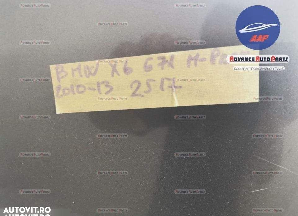 Bara spate M Packet cu senzori originala in stare buna BMW X6 E71 [fac - 9