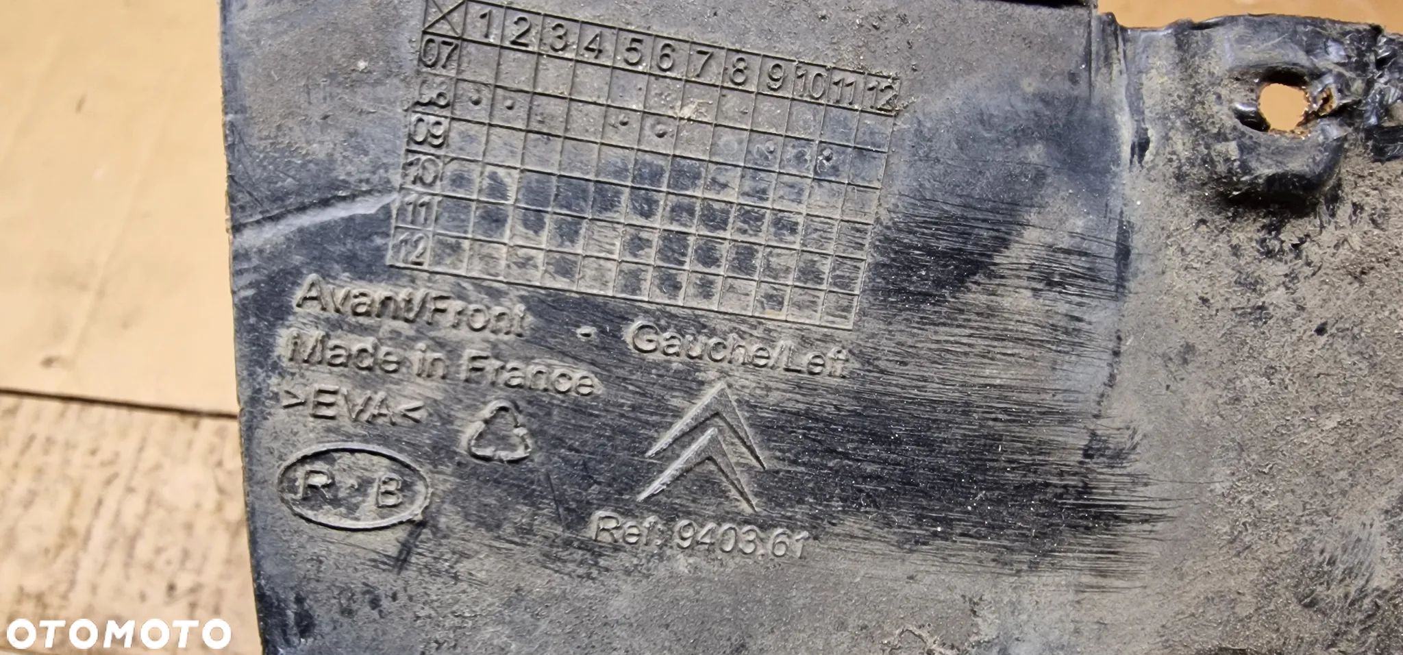 Listwa progowa progu lewy przód Citroen C5 III - 6