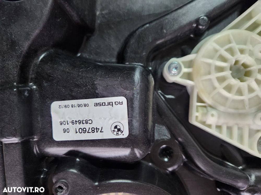 Macara Geam Bmw X3 X4 G01 G02 F97 F98 Fata Spate Cod     Volan Stanga - Dezmembrari Arad - 5