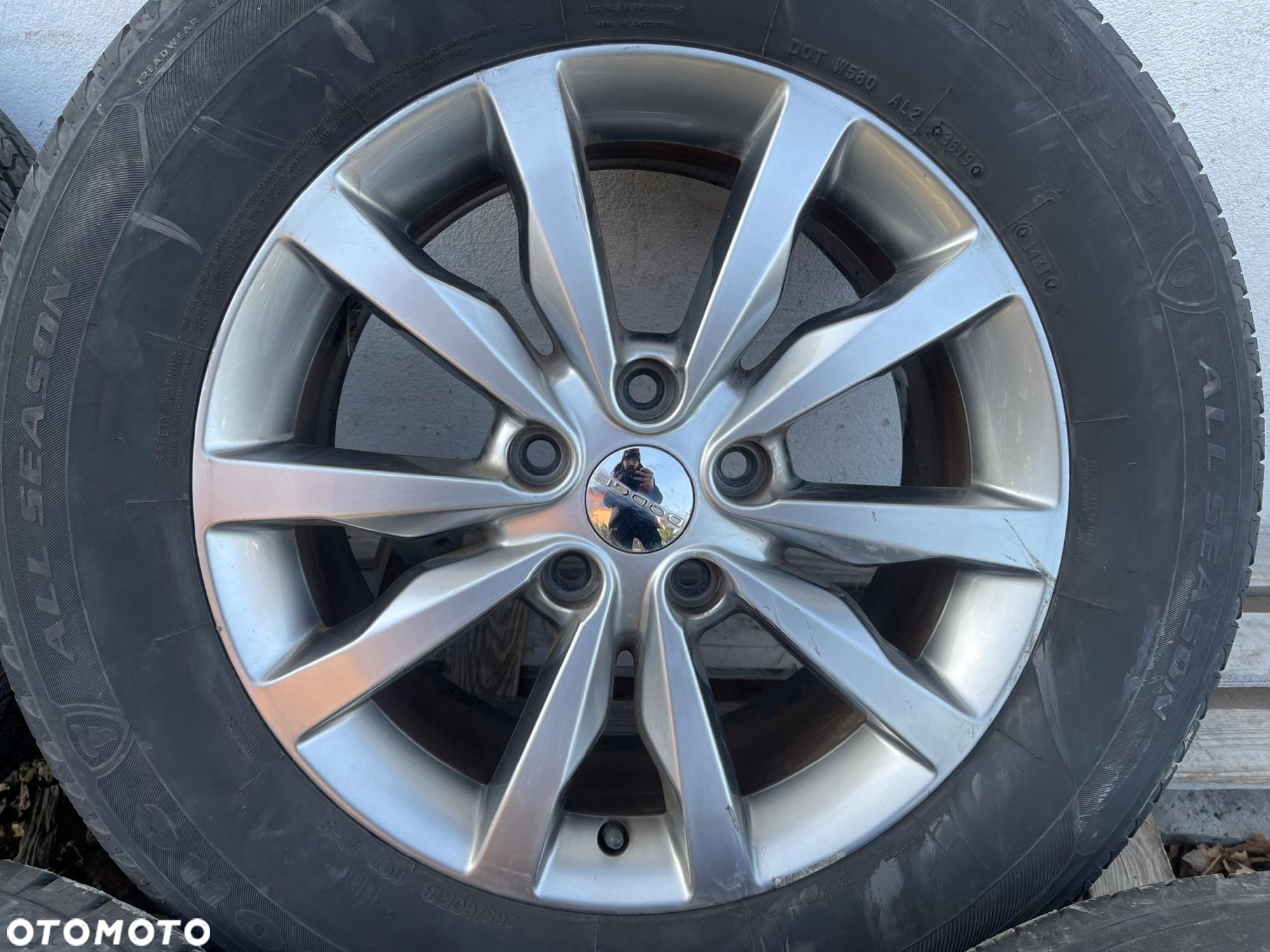 P3 DODGE DURANGO III 2017 KOŁA OPONY ALUFELGI 8J 18 RT 56.4 1XC16TRMAC - 5