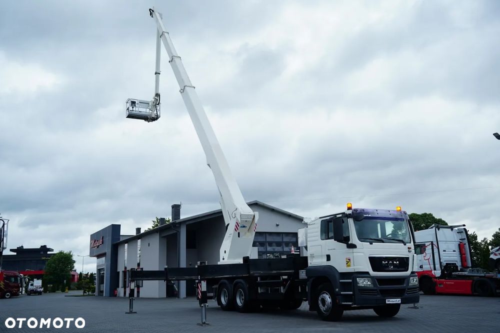 MAN TGS 26.400 /  PODNOŚNIK KOSZOWY / 6x4 / PALFINGER WT 530  / WYSOKOŚĆ ROBOCZA 53 M /  / UDŹWIG 600 KG-  5 OSÓB  / MANUAL - 10
