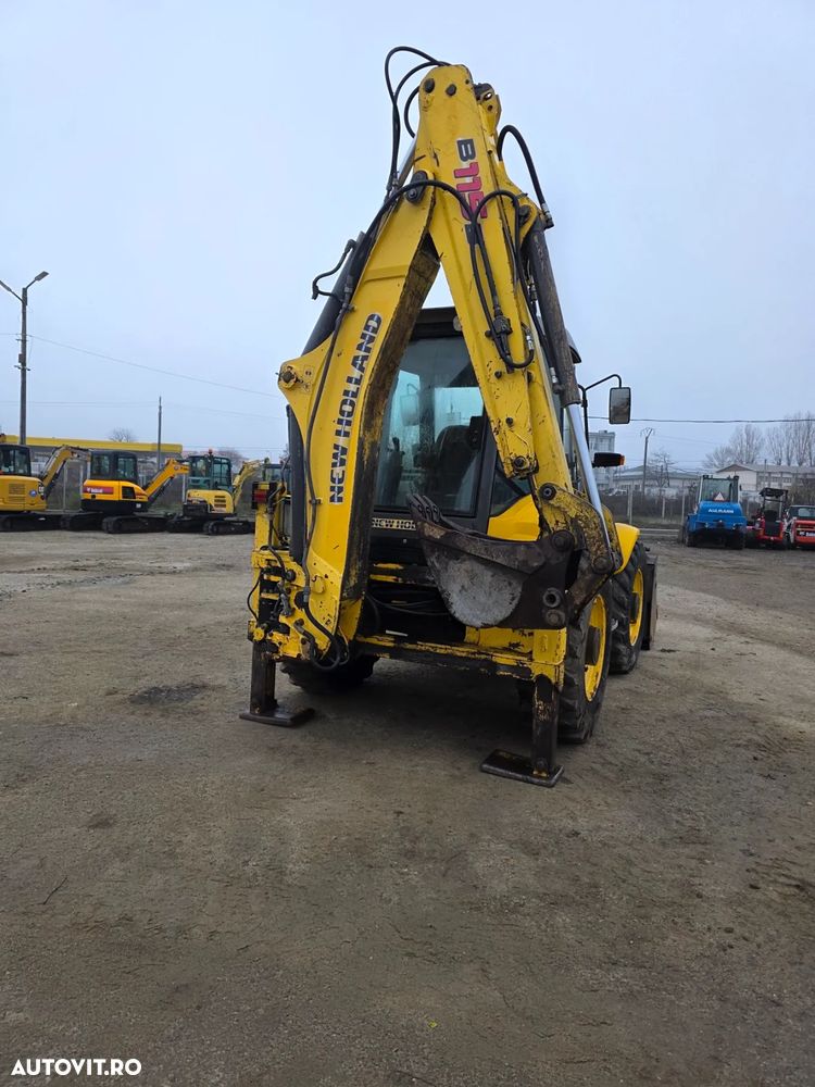 New Holland B115B 4x4x4 buldoexcavator full joystick - 4