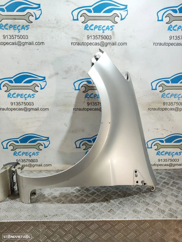 Frente Completa Renault Clio 3 Cinza - Mk3 Fase 2 - Parachoques | Farol | Simbolo | Guarda Lamas | Capo | Capot | Parachoque | Frontal | Guarda Lama | Farol | Radiador | Ventilador | Fibra - 22