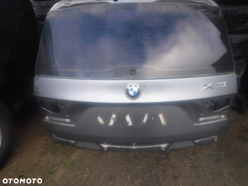 Bmw X3 E83 klapa tyl SILBERGRAU METALLIC szyba - 1