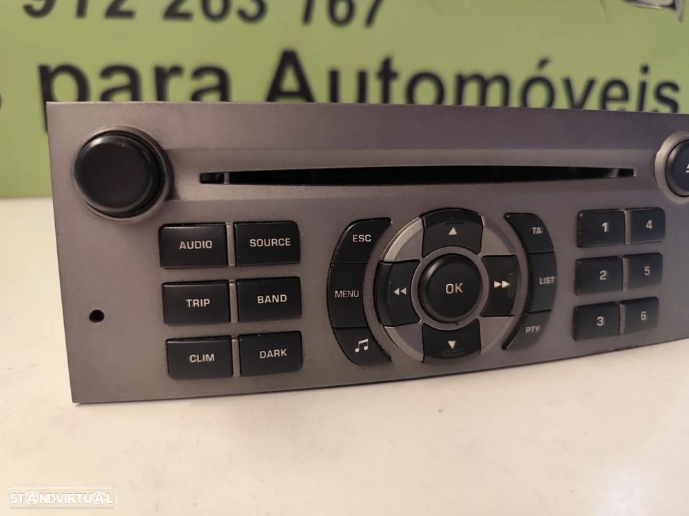 PEUGEOT CITROEN 407 C5 2005 RÁDIO - R058 - 3