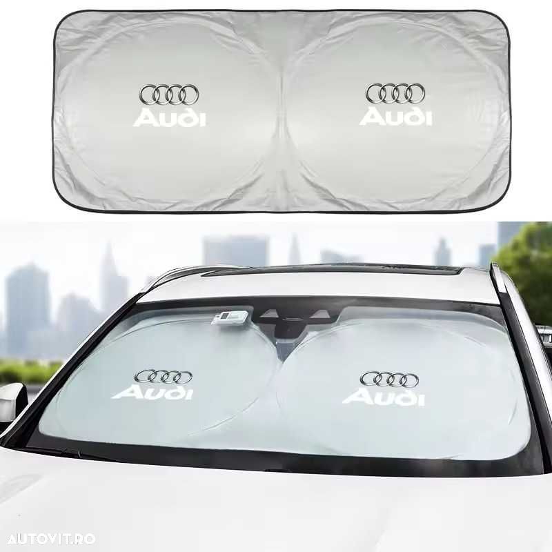 Parasolar AUTO Parbriz AUDI A3 A4 A5 A6 Q3 Q5, 140x70cm, Ultra Pliabil - 1