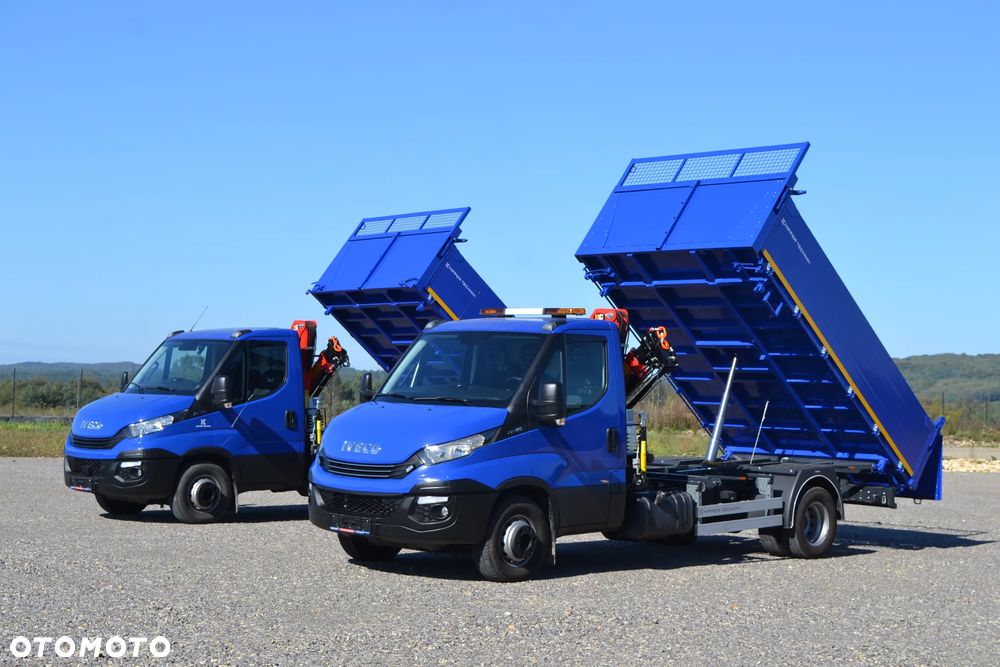 Iveco Daily 72C18 Nowy 3-stronny wywrot Żuraw HC45 HDS Wywrotka Kiper 70C 65C 50C 35C - 3