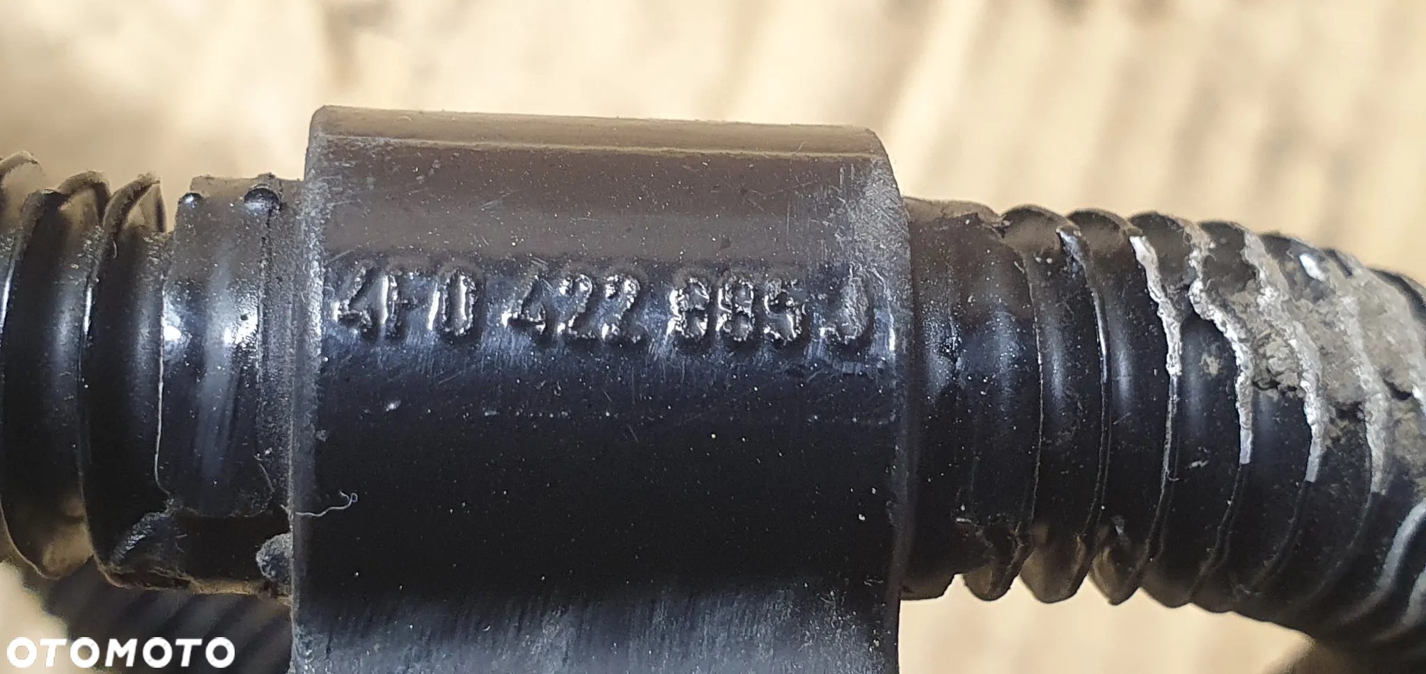 Przewód chłodniczka wspomagania Audi A6 C6 2.7 TDI 4F0422885J - 10