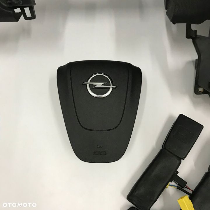 OPEL MERIVA B DESKA ROZDZIELCZA KONSOLA KOKPIT PULPIT PODUSZKI AIRBAG AIR BAG NAPINACZE KIT SET - 5