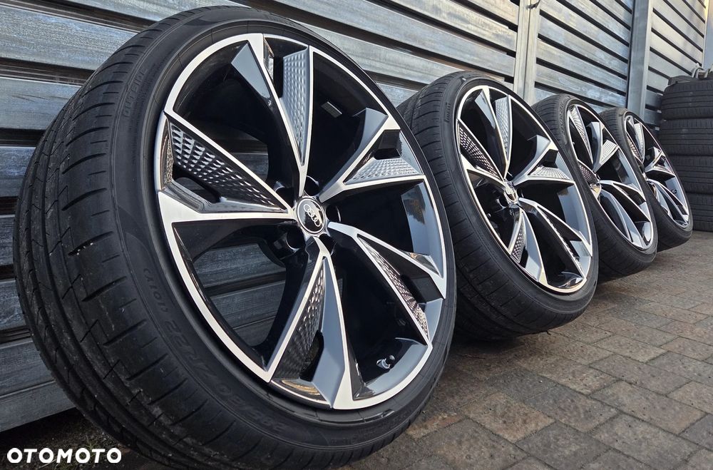 OE Audi RS6 RS7 C8 4K Koła felgi 22" z oponami Pirelli 285/30 R22 kute jak nowe - 6