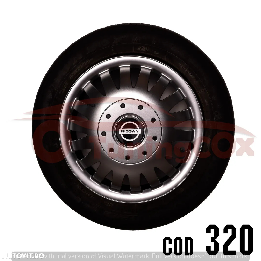 Capace roti R15 Nissan la set de 4 buc,Capace janata aliaj - 11