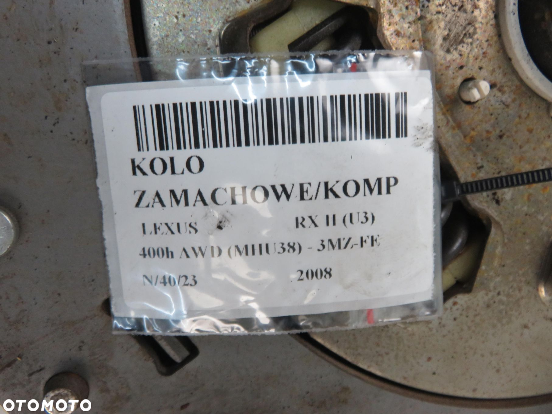 KOŁO ZAMACHOWE LEXUS RX II 400h 8C280514 - 10