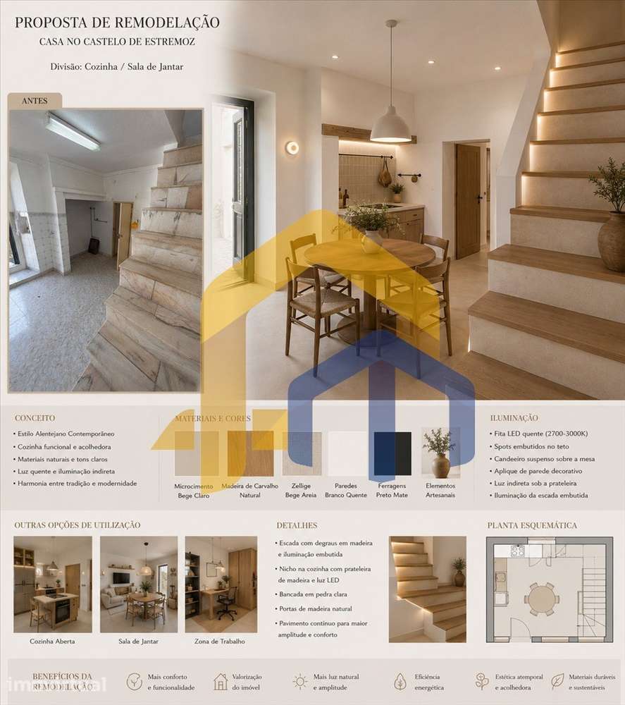 Moradia T1 com Jardim | Dentro da Muralha de Estremoz - Grande imagem: 5/27