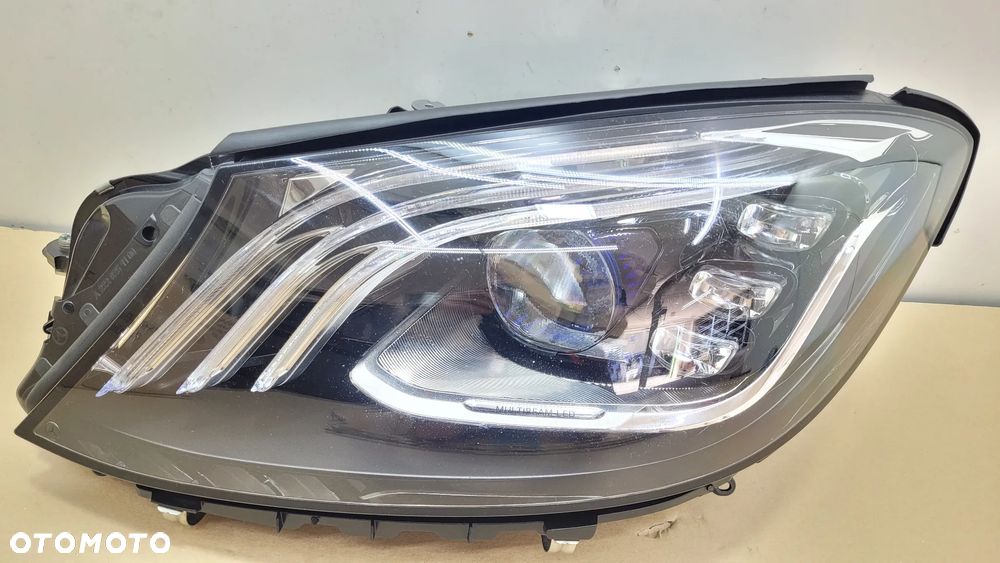 A2229068705 MERCEDES S KLASA W222 LIFT LAMPA LEWA MULTIBEAM DEMONTAŻ A2229068705 - 5