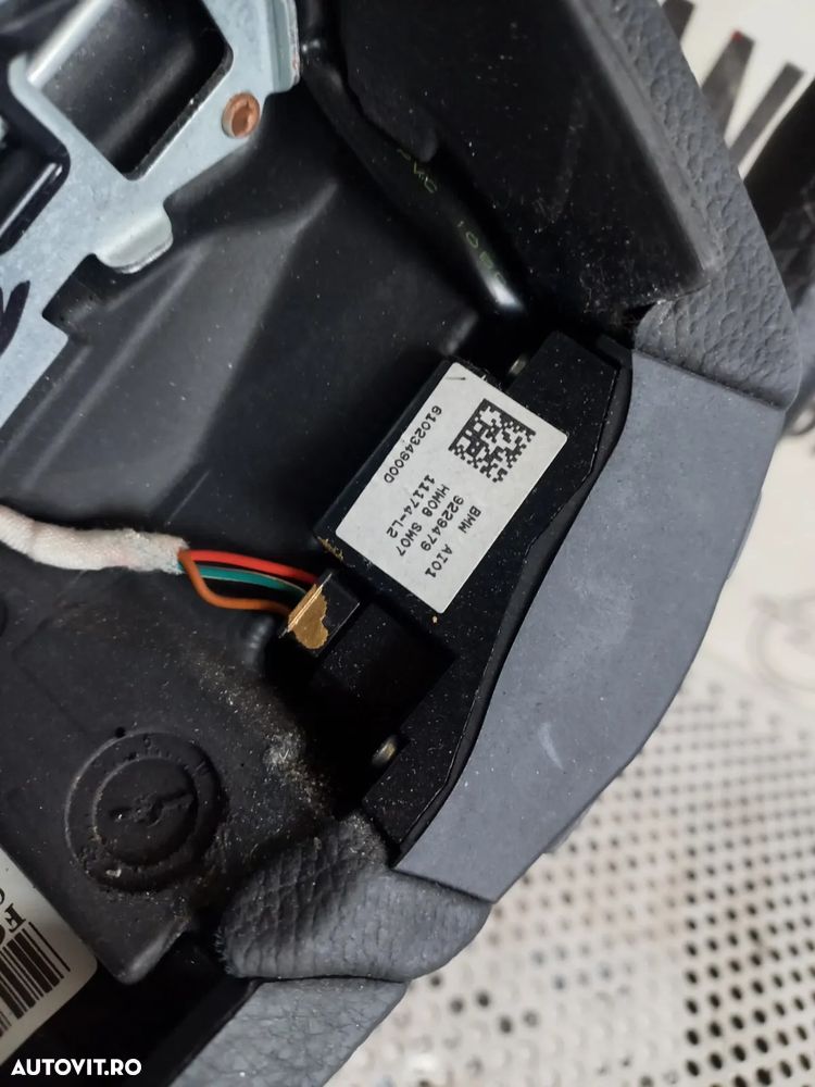 Volan Din Piele Cu Comenzi Bmw F10 F11 F07 F01 F02 F03 In 3 Spite Stare Foarte Buna Cod - 10