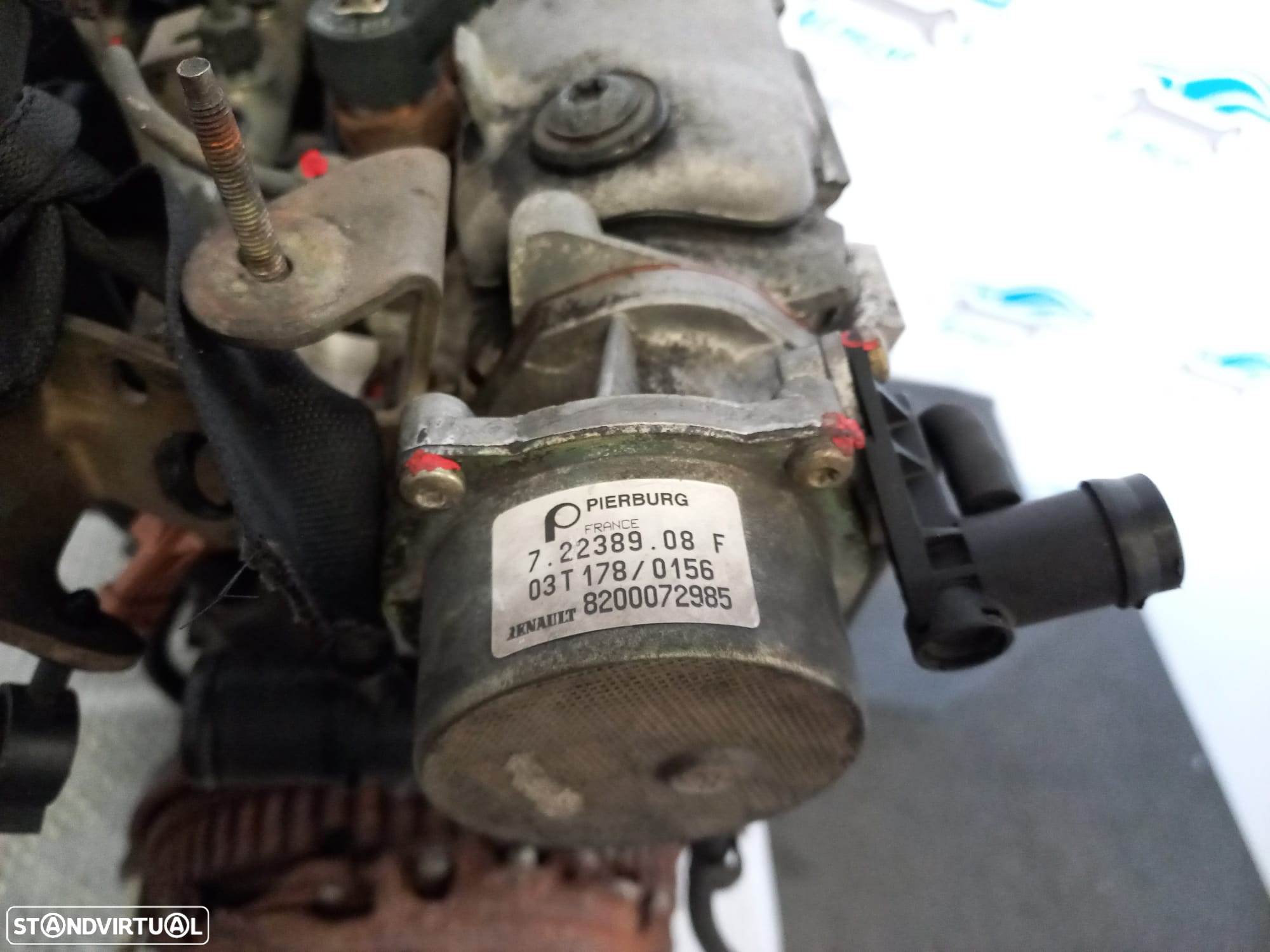 MOTOR F8T F9Q 744 F9Q744 RENAULT MEGANE I 1 MK1 FASE II 2 1.9 DTI 80CV F8T SCENIC KANGOO - 11