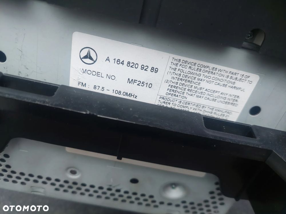 MERCEDES GL X164 ML RADIO SAMOCHODOWE A1648209289 - 3