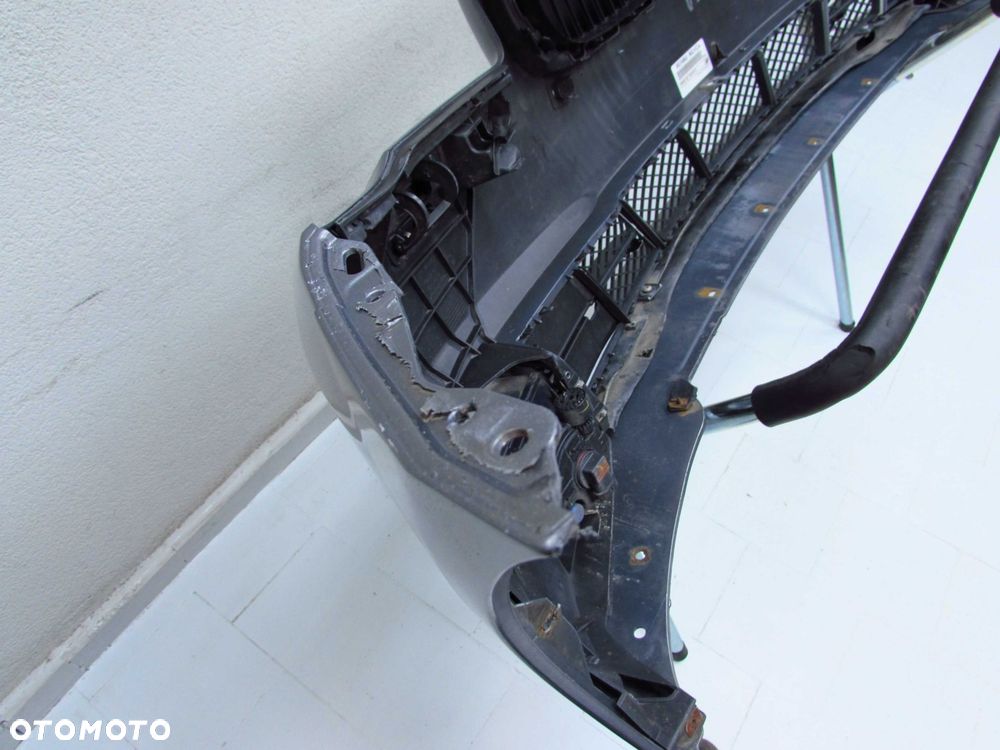 BMW 5 F10 F11 09-14 ZDERZAK PRZOD PDC SPRYSKI GRIL ATRAPA HALOGENY SPACEGRAU - 10