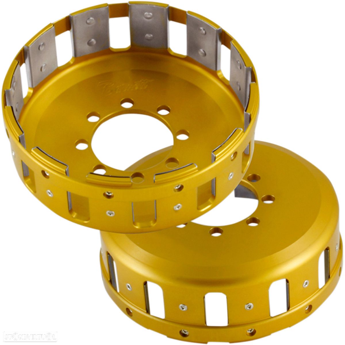 barnett embreagem basket ducati aluminium dourado 321-25-01012 - 1