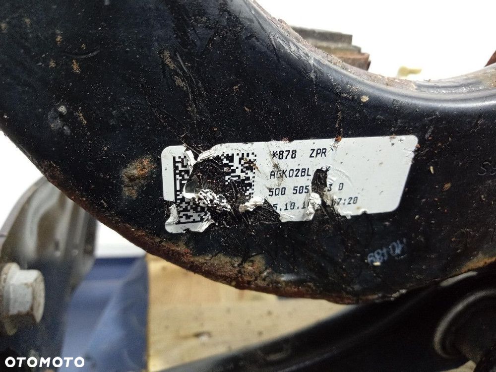 SKODA SUPERB III BELKA WÓZEK ZAWIESZENIA TYŁ 4X4 5Q0505235J - 9