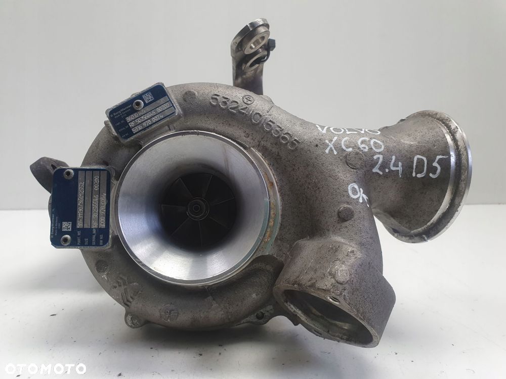 TURBOSPRĘŻARKA Volvo XC60 2.4 D D4 190KM _ turbo 36010145 D5244T21 - 12