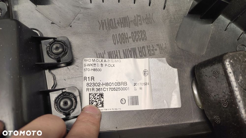 KIA RIO IV V TAPICERKA DRZWI PRAWA PRZEDNIA 17- 82302-H8010 - 8