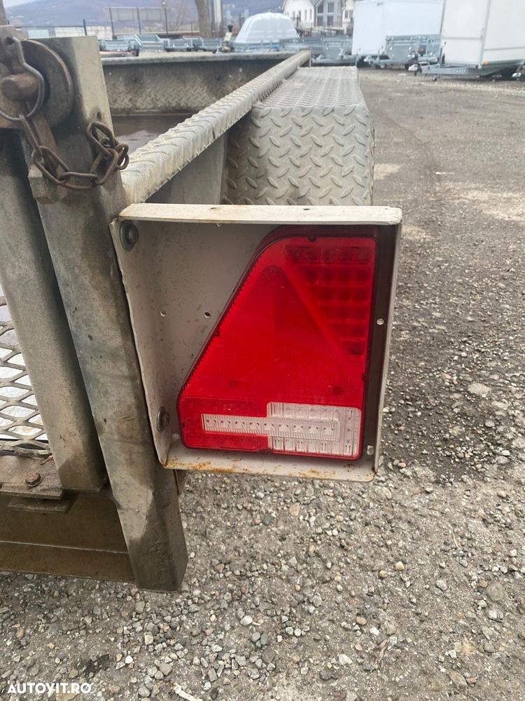 Alta Remorca Transport utilaje  2 axe 2700 kg 2,5m/1.25m - 9