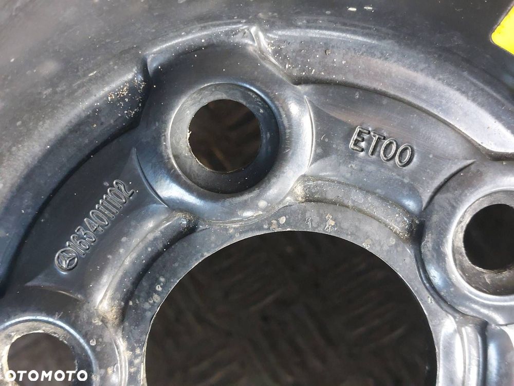 DOJAZDÓWKA 5x112 4Jx18 ET00 FI66,6 155/90R18 2000R DUNLOP MERCEDES W163 ML - 3