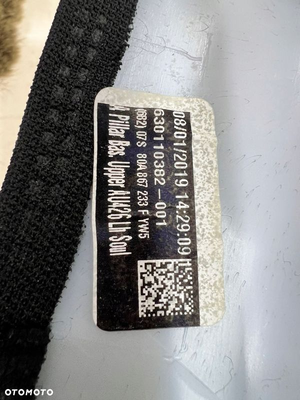 OSŁONA SŁUPKA A LEWA AUDI Q5 FY 80A867233F YW5 - 5