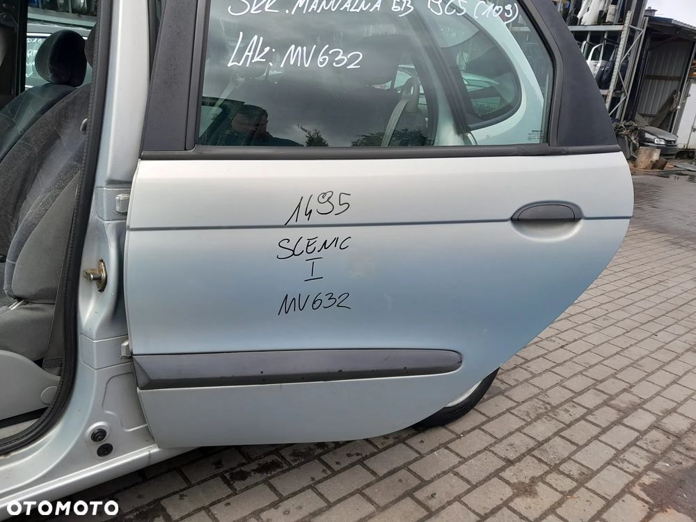 RENAULT SCENIC I FL DRZWI LEWE TYLNE LEWY TYŁ KOLOR: MV632 - 1