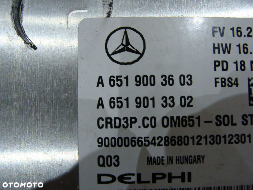 komputer silnika ecu mercedes sprinter w906 2.2 cdi a6519003603 - 4