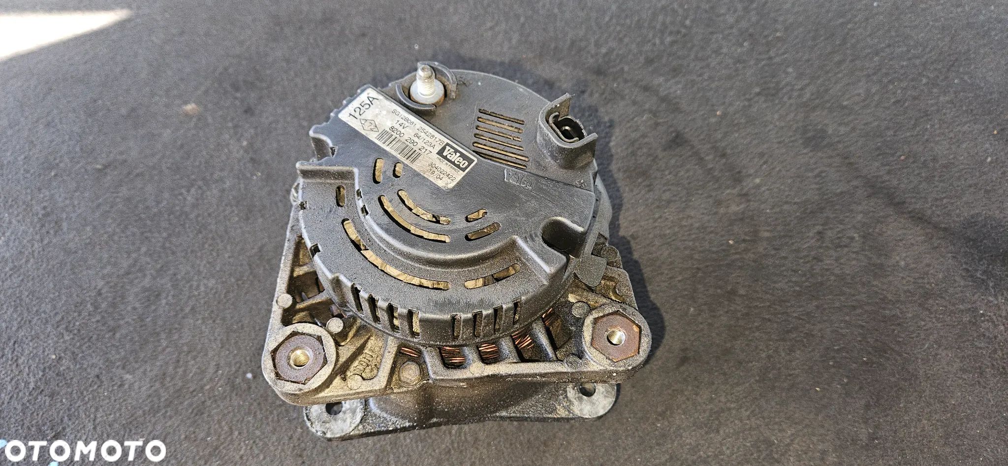 Alternator 8200290217 Renault Laguna 2 1,9 DCI - 1