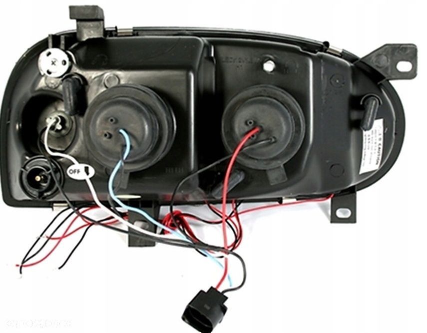 reflektory lampy diody soczewka vw golf iii 3 91- - 4