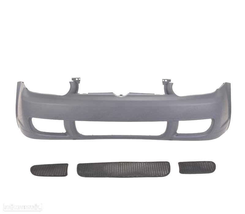 PARA-CHOQUES FRONTAL VW GOLF 4 97-03 LOOK R32 GRELHAS PLASTICO - 2