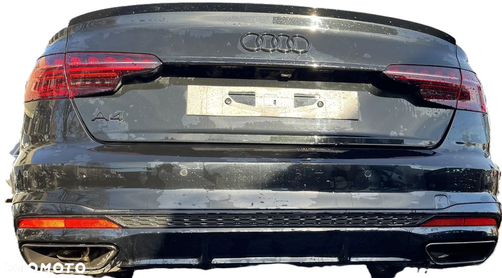 ZDERZAK TYŁ AUDI A4 B9 LIFT SEDAN S LINE  PDC LY9T  KLAPA BAGAŻNIKA LY9T  ** - 1