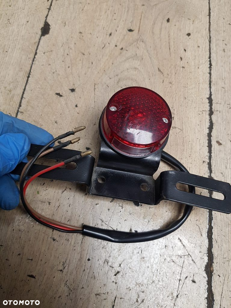 Lampa tył uchwyt tablicy Harley Cafe Racer Bobber Chopper Drag - 6