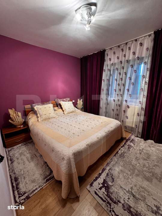Apartament 3 camere, 86 mp, decomandat, zona Blocuri — fotografia 3