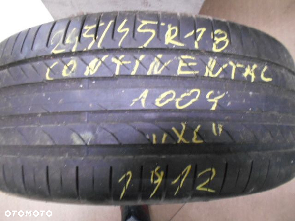 Opona pojedyńcza 245/45r18 continental conti sport contact 5 6mm lato XL