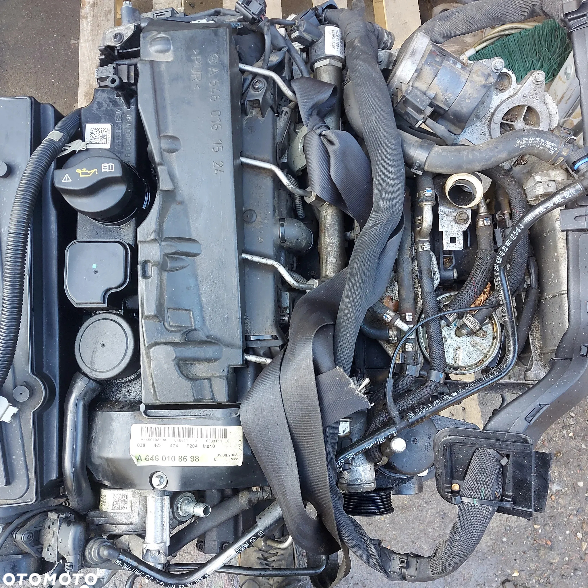 SLUPEK SILNIK 646811 220 CDI 140 TYS. 1700 PS MERCEDES E W211 C W204 ORYGINAL DEMONTAZ DIESEL 646 811 - 11