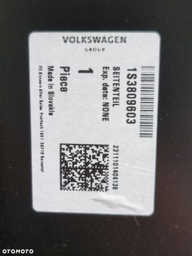 POSZYCIE LEWE WERSJA TRZY DRZWI VW UP SKODA CITY NOWE - 5