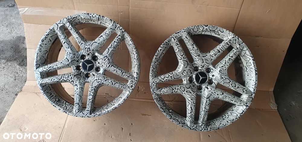 Alufelga felga aluminiowa 10J 21 ET46 5x112 Mercedes GL X166 W166 AMG Oryginał A1664012502 - 6