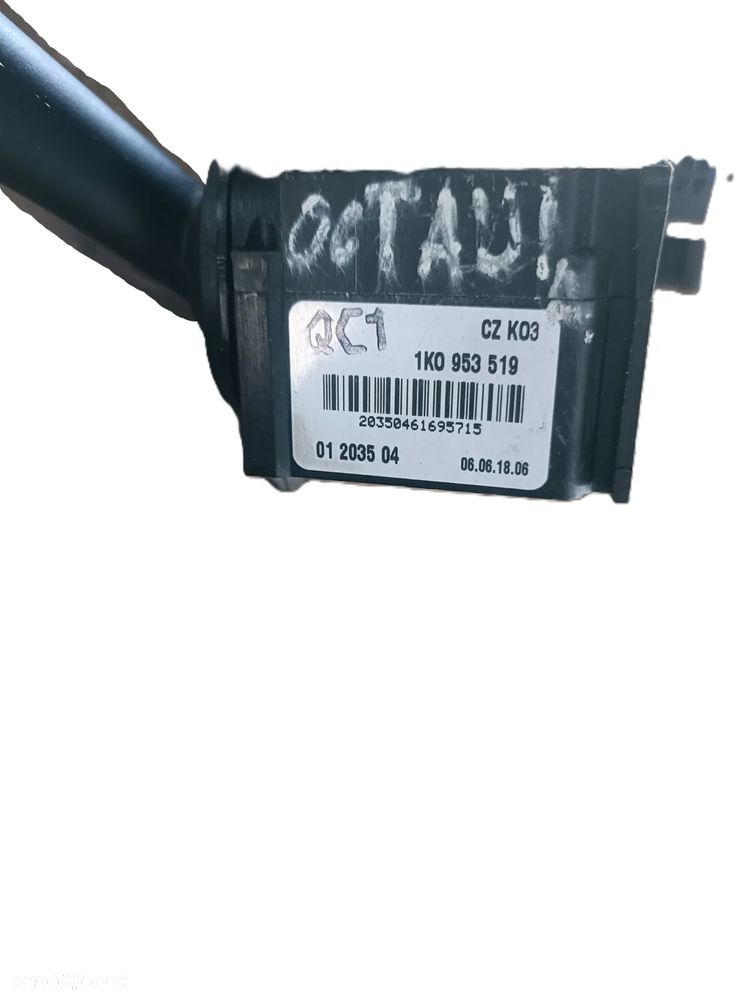 SKODA OCTAVIA II 04-13 r. przełącznik manetki kierunków 1K0953519 i wycieraczek 1K0953513 + - 4