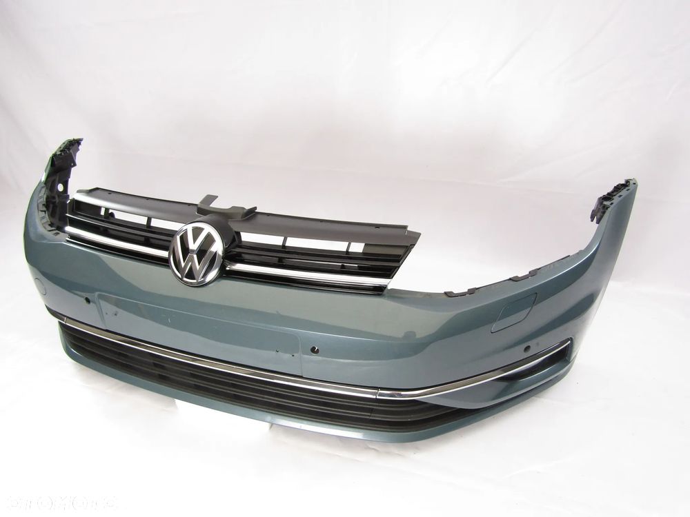 Zderzak przedni VW Golf 7 17 - 20 Sprysk. / Pdc-6 Lakier LR5Q - 9