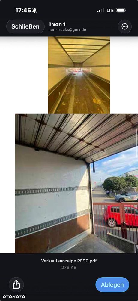 Kögel IGŁA !! 3X ROLETA  z Niemiec JAK NOWA / SAF PODNOSZONA OŚ / z Niemiec / TOP STAN 2015/  KOFFER KONTENER IZOTERMA ISO ISOKOFER ISOTERM GRUBY GRUBA AMAZON - 12