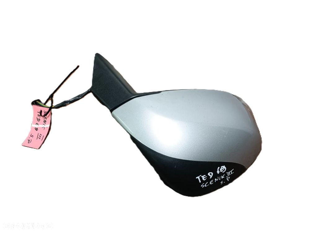 RENAULT MEGANE SCENIC III 09-16 r. TED69 ELEKTRYCZNE LUSTERKO PRAWE 9 PIN + - 8