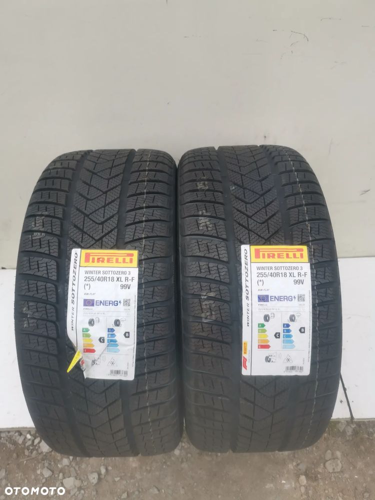 2x NOWE OPONY ZIMOWE PIRRELI WINTER SOTTOZERO 3 255/40 R18 XL 99V DOT 3624