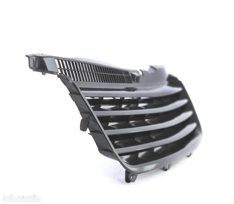 GRELHA FRONTAL SEM SÍMBOLO VOLKSWAGEN VW PASSAT 3BG 00-05 PRETA - 2