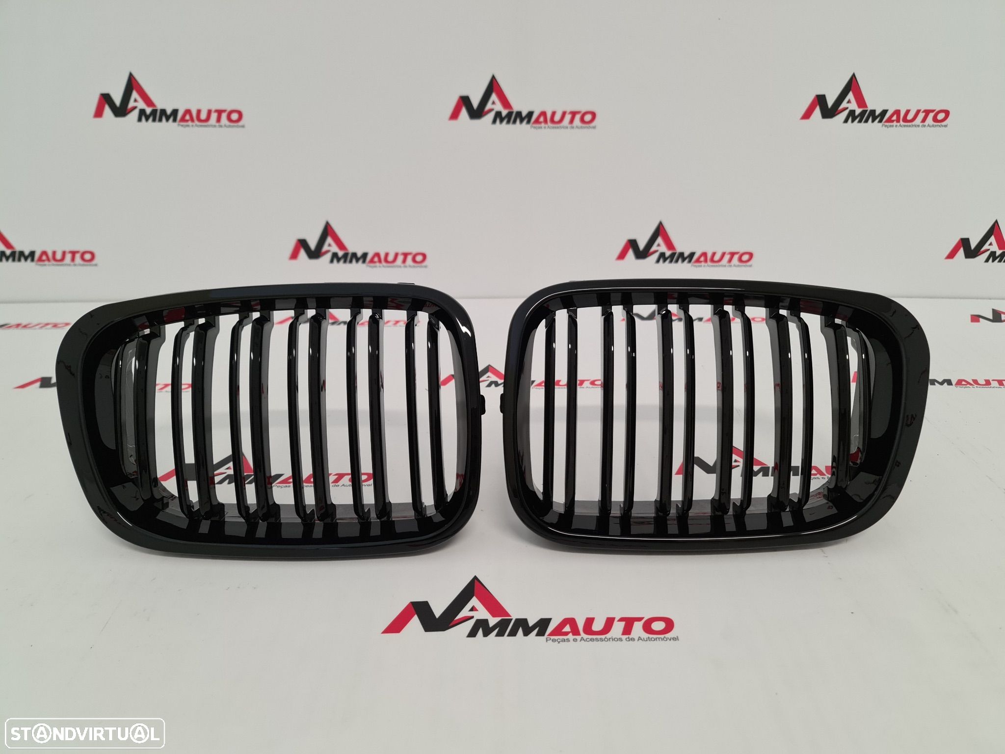 Grelhas Frontais BMW E46 Lamina Dupla - 1