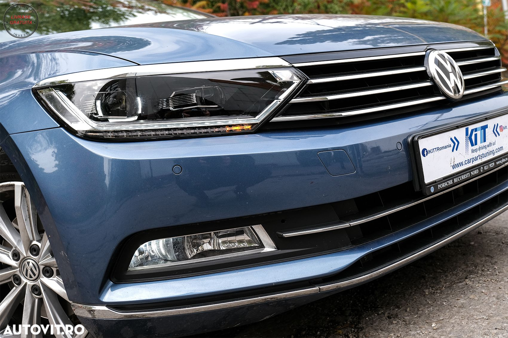 Faruri Full LED Dinamic VW Passat B8 3G (2014-2019) Matrix Look- livrare gratuita - 18