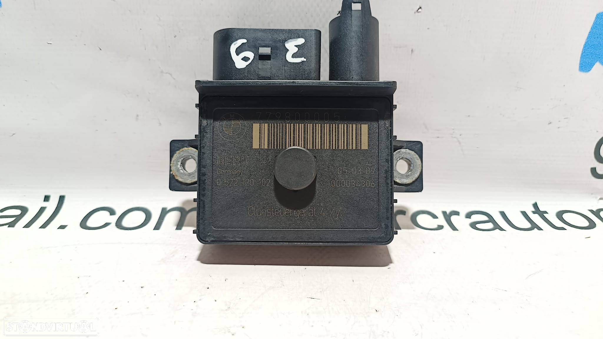CENTRALINA MODULO AQUECIMENTO TEMPORIZADOR VELAS INCANDESCENTES BMW SERIE 1 E87 0522120102 779800005 E81 E82 E87 LCI E88 SERIE3 E90 E90 LCI E91 E91 LCI E92 E93 - 4